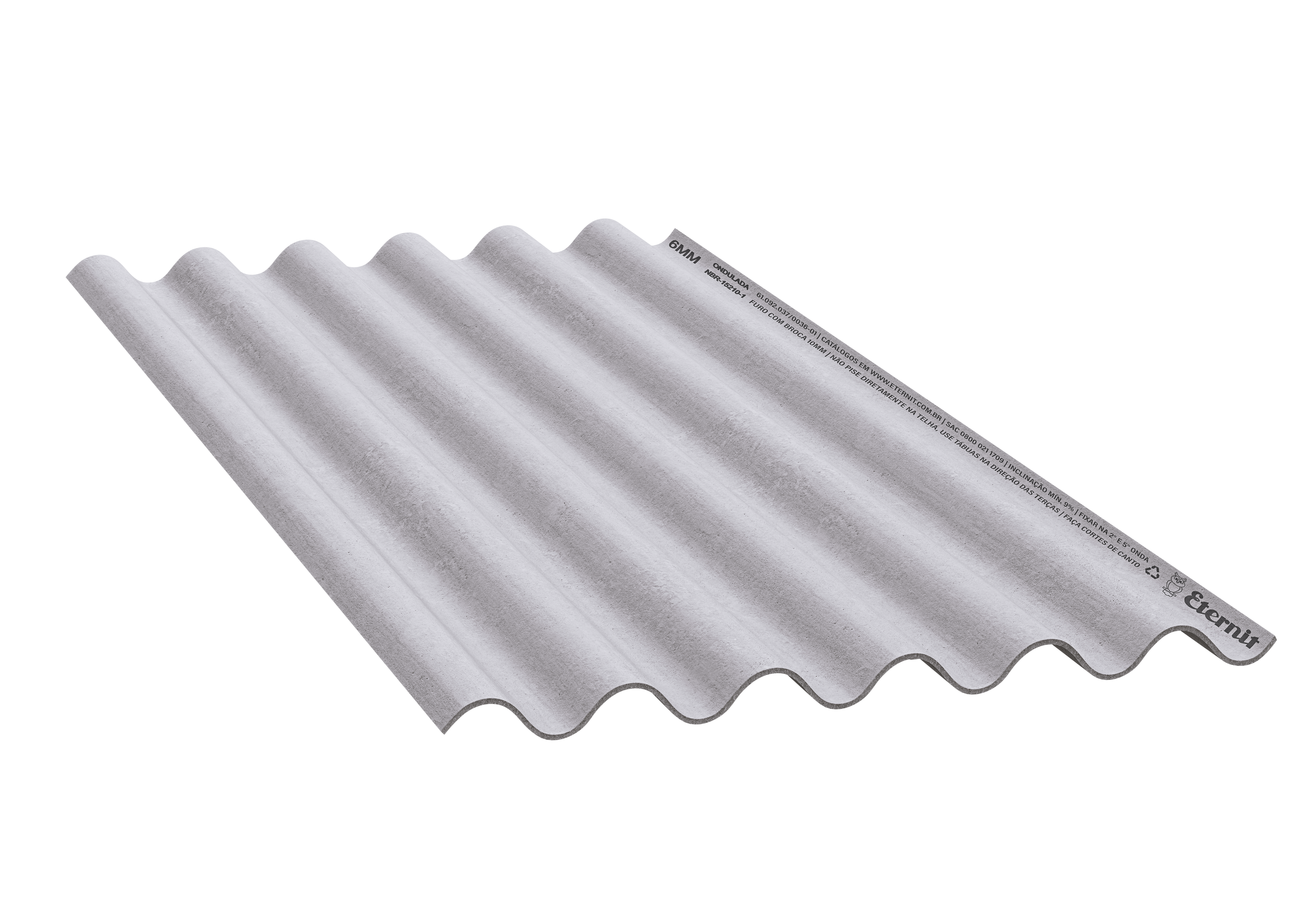Telha Ondulada 6mm