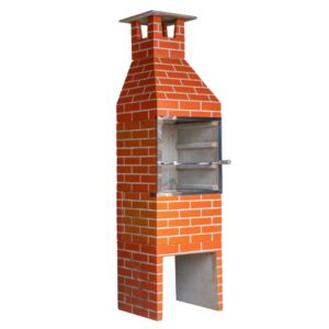 CHURRASQUEIRA TIJOLINHO PREMIUM VERMELHA