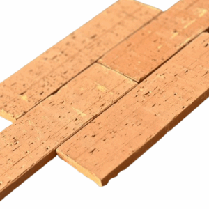 Plaqueta rústica vermelha