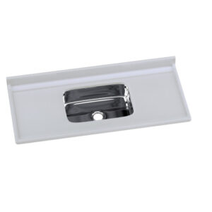 CUBA BRANCA COM INOX