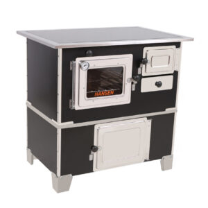 Fogão Preto com Gabinete e chapa vitrocerâmica