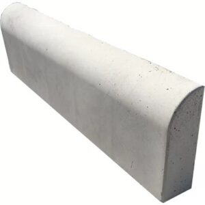 meio fio reto acabamento arredondado