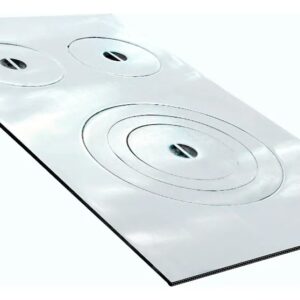 CHAPA DE 3 FUROS ESPELHADA WOLLERT