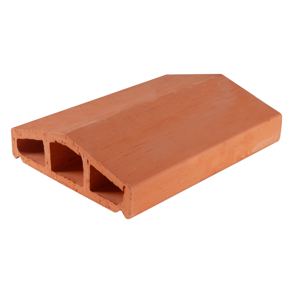 Capa de muro de barro vermelha