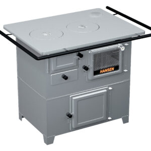 Fogão Caipira inox com caixa e chapa de alumínio