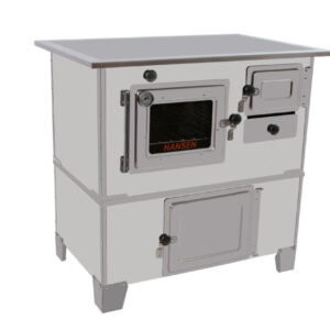 Fogão Luxo com Gabinete e chapa vitrocerâmica