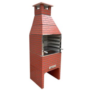 CHURRASQUEIRA TIJOLINHO VERMELHA