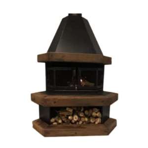 Lareira Belga Média de Canto