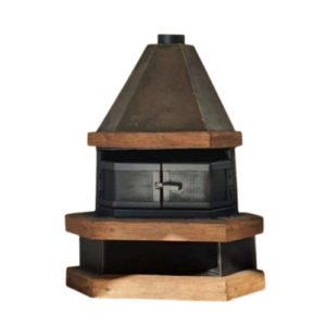 Lareira Belga Grande de Canto