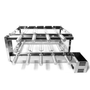 KIT GIRATÓRIO DUPLO 9 ESPETOS LONGO