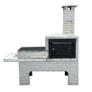 FOGÃO COM FORNO DE TIJOLINHO