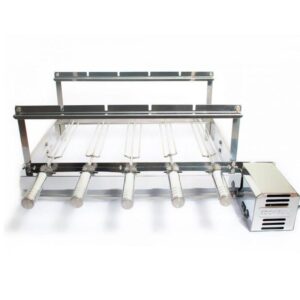 KIT GIRATÓRIO DUPLO DE 5 ESPETOS LONGO