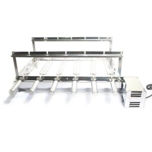 KIT GIRATÓRIO DUPLO DE 6 ESPETOS LONGO