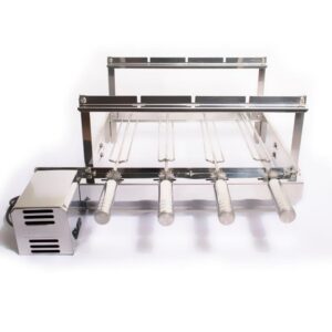 KIT GIRATÓRIO DUPLO DE 4 ESPETOS CURTO