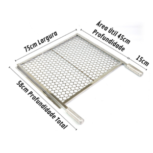 GRELHA MOEDA 84CM 75X43