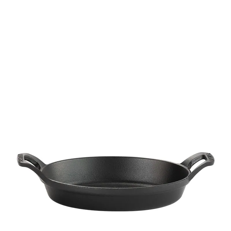 Assadeira de Ferro Fundido com Molheiras + Suporte de Madeira - Imagem 3