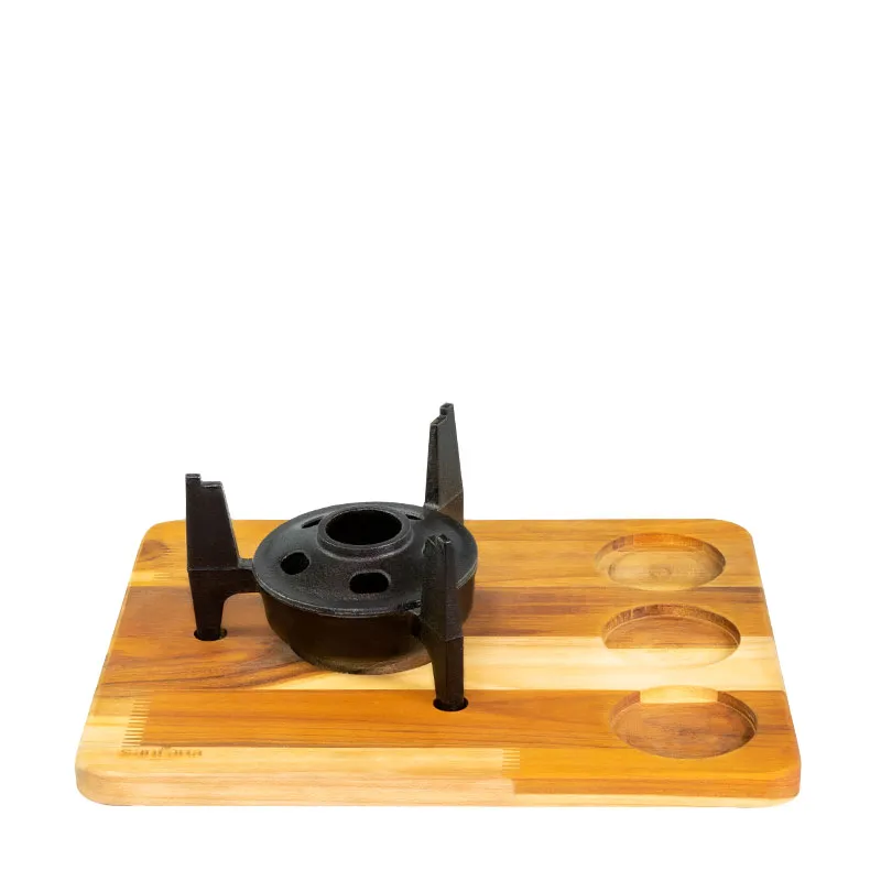 Fondue com Molheiras e Suporte de Madeira - Imagem 5